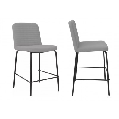 Baro kėdė KE-BT224 Pilka + Juoda
